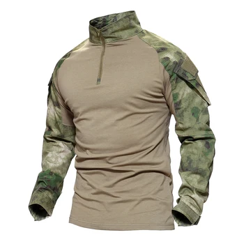 Poletne Majice Taktično Oblačila Moških Vojaško Taktično T Srajce Prikrivanje Boj Proti Tee Shirt Slogu Vojske Majica Dolg Rokav Tees