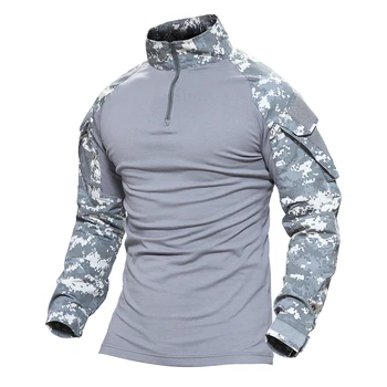 Poletne Majice Taktično Oblačila Moških Vojaško Taktično T Srajce Prikrivanje Boj Proti Tee Shirt Slogu Vojske Majica Dolg Rokav Tees