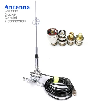 1 Nastavite NL-770S Dual Band Anteno B-400 Antena Vesa 5M Coax napajalni kabel podaljša Za Avto Radio TYT TH-9800 QYT KT7900D