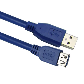 Visoke Hitrosti USB3.0 Podaljšek Kabel 1,5 m 3m Moški Ženski Podaljšali USB3.0 Kabel Skladu Moški Ženski USB V3.0 USB3 Kabel Kabel Žice