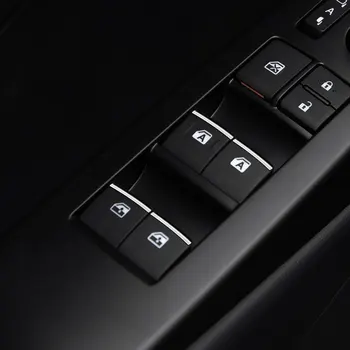 Avto Nadzorni Plošči sistema Windows Gumb Sequins Trim za Toyota Camry Highlander Prius Land Cruiser Vios Prado 150 Corolla RAV4 REIZ