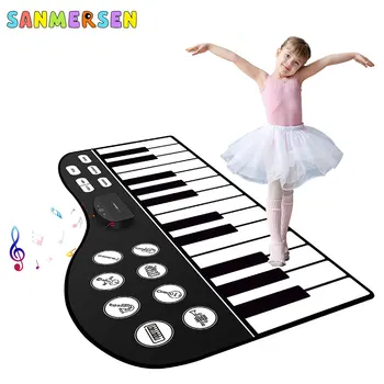 180x99cm Glasbeni Klavir Instrumenti Igrače Mat za Otroke, Otroci, Glasba Preproge Dotik Predvajanje z Zvokom Glasbeni Preprogo Glasbe Učenje Igrače