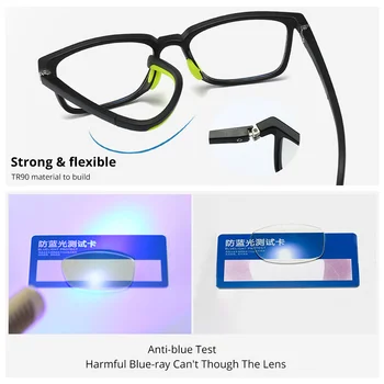 Ralferty Visoke Kakovosti Računalnik Očala Otrok Anti Modra Očala Eyeglass Okvir Otroci TR90 Ultra-lahkih Optična Očala Okvirji Bo