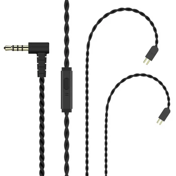 KBEAR KB04 1BA+1DD Hibridni voznik HIFI fazi DJ Monitor V Uho Slušalke z 2 pin priključek kovinski kabel