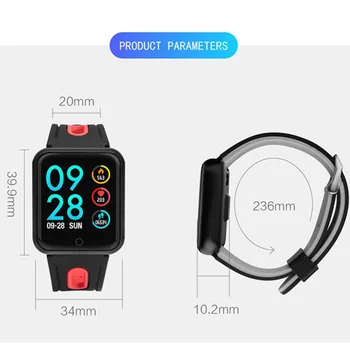 Šport IP68 Pametno Gledati P68 fitnes zapestnica dejavnosti tracker srčnega utripa, krvnega tlaka za ios, Android, apple iPhone 7 x