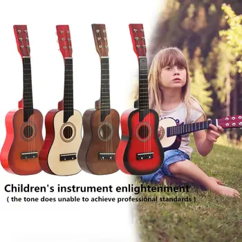 25 Palčni Basswood Akustična Kitara z Brezplačno Gig Bag Pick Strune za Glasbene Instrumente za Otroke, Otroci Začetnik