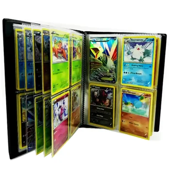 240PCS Igra Pokemon Karte Album Knjiga Risank Anime Kartico EX GX Zbiralci Naložen Seznam Za Otroke Imetnik Zmogljivosti Veziva Mapo Igrače