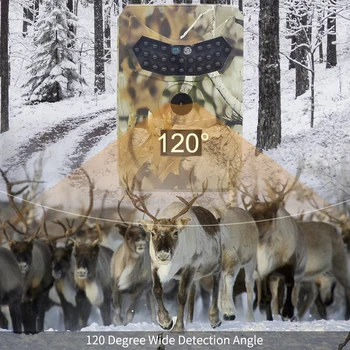 12MP Pot Kamera HD Divje Živali Detektor Ogled Prostem Lovska Kamera za Nočno gledanje Video Nadzor, Infrardeče Toplote Zaznavanja