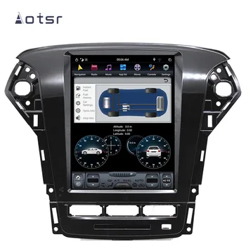 Tesla styel Android 9 Avto DVD predvajalnik, GPS Navigacija Za Ford Mondeo Fusion MK4 2011-2013 Radio Coche večpredstavnostna palyer vodja enote