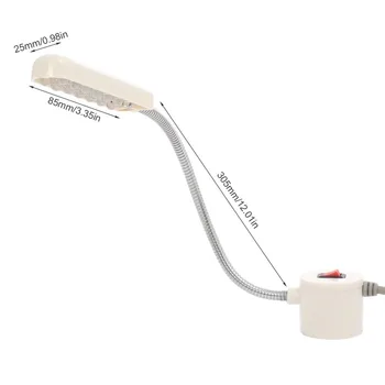 10 LED delovna Lučka Šivalni Stroj Svetlobe Magnetna Montaža Znanja Gooseneck Lučka za Vse Šivalni Stroj Razsvetljavo Prenosni