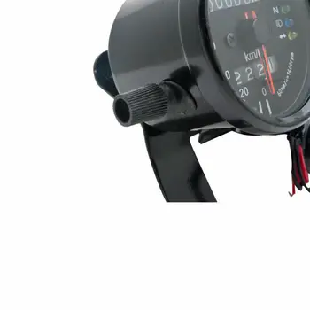 Čisto Nov 12VLED Ozadja motorno kolo Dvojno prevožene poti merilnik Hitrosti merilnik vrtljajev Merilnik Motocikla