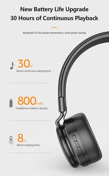 Brezžični Šport Bluetooth Slušalke R10 Nad Uho Stereo Bas Bluetooth 5.0 Zložljive Slušalke Slušalke Podpira TF Kartice, MP3 Predvajalnik