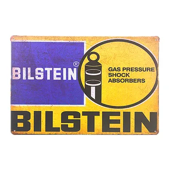 Vintage Garaža dekor Bilstein amortizerji kovinski tin prijavite umetnosti stenska ploščica