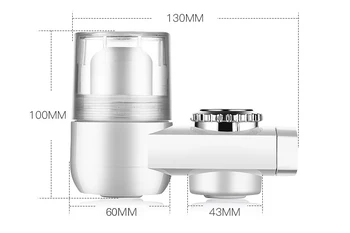 DMWD Vodo, Čistilec Kuhinja oglje Pipo, Tapnite Filter Stroj Keramični Percolator Rje Bakterije, Odstranjevanje, Čiščenje