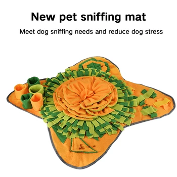 Hišni Pes Snuffle Mat Pet Nahod Usposabljanje Odejo Snemljiv Flis Blazine Pes Mat Lajšanje Stresa Nosework Hranjenje Hišnih Nos Pad