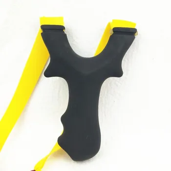 Močan Sling Shot Visoko Kakovostne Smole Fračo Črno Smolo Lok Prikrivanje Lok Gume Pasovih Za Lov Streljanje Reševanje Lok