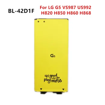 Novo 2700mAh BL-42D1F Nadomestna Baterija Za LG G5 VS987 US992 H820 H830 H840 H850 H860 H868 LS992 F700 BL42D1F Baterije