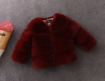 2019 otroška jakna / Otroci plašč / Baby dekle specializiranimi za umetno krzno plašč