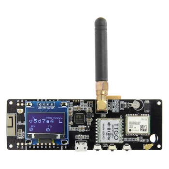 LILYGO® TTGO T-Žarek V1.1 ESP32 433/868/915/923Mhz WiFi Modul Bluetooth ESP32 GPS NEO-6M SMA 18650 Baterijo Imetnik OLED