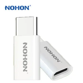 2PCS NOHON Tip-C Mikro USB Adapter Za Xiaomi 4C 4S 5S Plus Oneplus 3T 2 3 Nubia USB Kabel Polnilnika Priključite v Priključek za Sinhronizacijo Podatkov