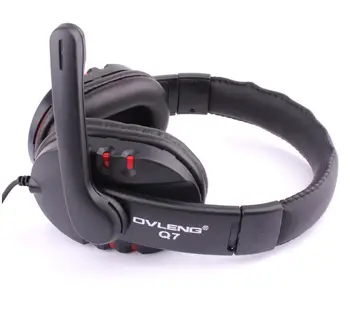 OVLENG-V7 Gaming Slušalke E-športa za Mikrofon, Stereo Surround USB Slušalke za RAČUNALNIK in Prenosni računalnik