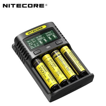 Prvotne Nitecore UM4 UM2 USB QC Polnilnik Inteligentni Vezni Globalno Zavarovanje li-ion baterije AA AAA 18650 21700 26650