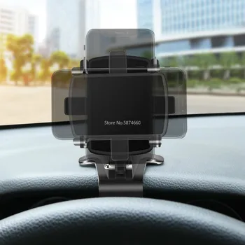 Nadzorni plošči Avto Nosilec za Telefon, 360-Stopinjski Mobilni telefon Stoji Rearview Mirror Ščitnik proti Soncu V Avtomobilu GPS Navigacija Nosilec