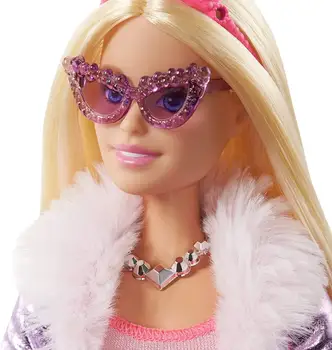 Barbie Princesa Avanturo Princess Deluxe, blondinka lutka z dodatki (Mattel GML76)-zbirateljske