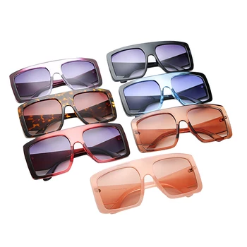1 Kos 2020 Moda Velik Okvir Prevelik Sončna Očala Ženske Luksuzne Blagovne Znamke Velikih Ravno Vrh Očala Za Sonce Trendy Kvadratnih Gradient Odtenki