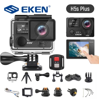 EKEN H5S Plus 4K 30fps Akcijska Kamera HD EIS 30 m nepremočljiva 2.0' touch Screen šport camera170 Stopnjo Ultra širokokotni Objektiv