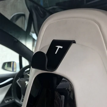 2 X Avto Sedež Vzglavnik Kavljem Obešalnik Imetnik Primerni za Tesla Model 3/S/X