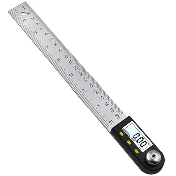 0-200mm 0-300 mm Digitalni Kota Finder Meter 0-360 Stopinj iz Nerjavečega Jekla LCD Merilnikom. Goniometer Vladar