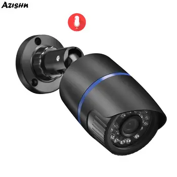 AZISHN H. 265AI 5MP 2MP Zaznavanje Obraza Avdio 48V POE Varnosti IP Kamere CCTV AI Varnosti Zunanji Nadzor IP Sistem Kit
