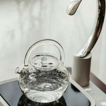 LUWU toplotno odporno steklo čajnik stekla cvetlični lonček drinkware 800ml