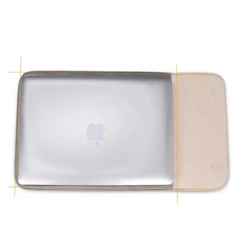 Laptop Rokav Vrečko Primeru za Macbook Air Retina 11.6-inch PU Usnje Prenosnik Torba za Pro 15.4-palčni Torba Torbici Aktovko