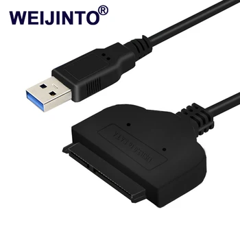 Weijinto Najnižjo ceno, USB 3.0, da Sata 2,5-palčni SSD DVD, CD, Trdi Disk HDD Adapter Pretvornik Serial ATA Kabel