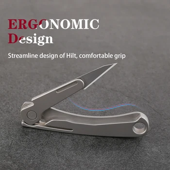 Folding nož multi-funkcionalne nujne medicinske EOS titanove zlitine z visoko trdoto prenosni zunanji reševanje orodje nož