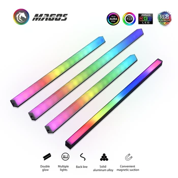 RGB Razsvetljava Strip Bar Za PC Dekoracijo Ohišje Magnetni A-RGB 40 CM Onesnaževanja Ozračja Simfonični 5 ASUS AURA SYNC