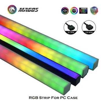 RGB Razsvetljava Strip Bar Za PC Dekoracijo Ohišje Magnetni A-RGB 40 CM Onesnaževanja Ozračja Simfonični 5 ASUS AURA SYNC