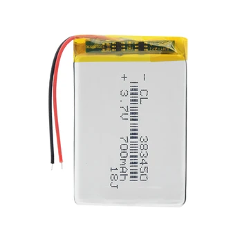 Ponudbe litijeva baterija litij-polimer baterija za ponovno Polnjenje 383450 700 mah 3,7 V Za MP3, MP4 MP5 GPS, PSP SREDI Bluetooth Slušalke