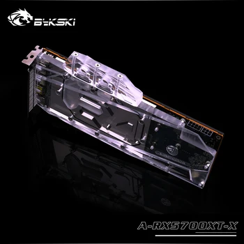 Bykski A-RX5700XT-X Polno Zajetje GPU Vode Blok Za VGA AMD RADEON RX5700XT/5700 Grafične Kartice Hladilnik Heatsink Nov prihod