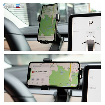 Avto, Mobilni Telefon, Držalo Za Tesla Model 3 Model Y 2017-2020 GPS Težo Stojalo Zraka Vent Nosilci Navigacija Nosilec za Pribor