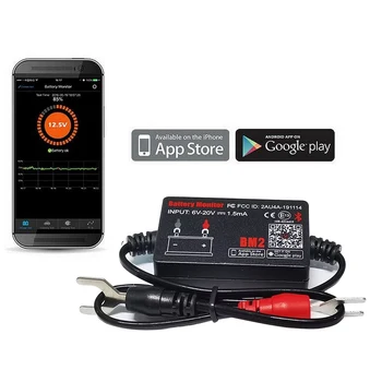 12V 1.5 mA Akumulator, Bluetooth 4.0 Tester za Diagnostiko Baterije Zaslon Instrumenta BM2 Baterije Zaslon Tester Za Avto Auto Orodja