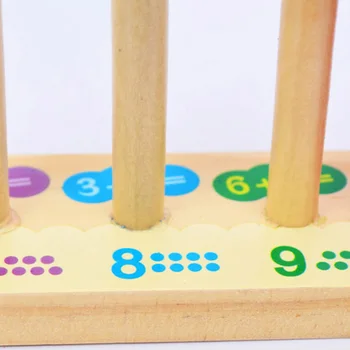 Otroci igrače Montessori 10 Ravni Oblaki Izračune Kroglice Lesa Matematiko Izobraževalne Igrače Otroške Igrače Dal vaš otrok rojstni dan