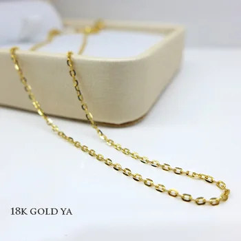 Sinya 1.3 g 2,0 g 18k zlato O Verige ogrlica za ženske Au750 16 18 inch (45 cm) rumeno zlato barvo, Vroče prodaje, za fine nakit