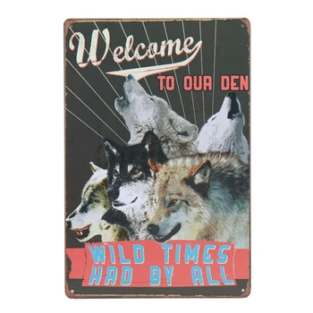 Vintage Domače živali, Pes Kovinski Znak Tin Plakat Doma Doberman Zlati Labrador Doma Dekor Bar Dekoracijo Sten Umetnosti Slikarstva 20x30cm