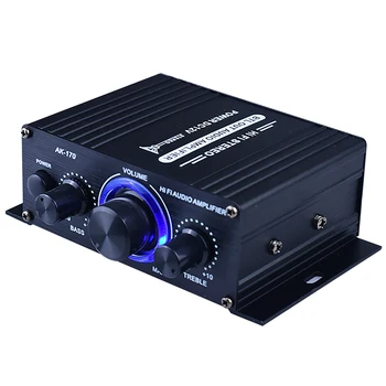 DC12V FM Radio Črna Mini Enostavno Namestite Ojačevalnik Glasbeni Sprejemnik Stabilno Auto Stereo Audio Bluetooth dvokanalni HiFi