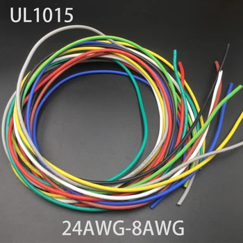 12AWG 3.9 mm OD UL1015 600V 105C Zavijanje Posodah Baker Silikonske Gume, ki so Obtičali Pletenic Električne Žice Kabel Kabel