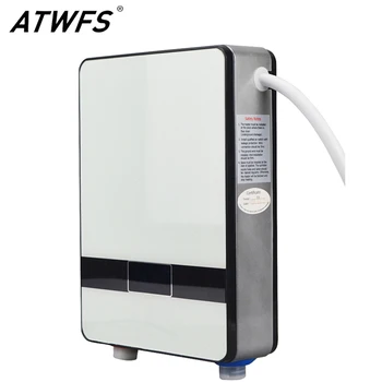 ATWFS Visoke Kakovosti Instant Tankless bojler 6500w 220v Termostat Indukcijski Grelec Smart Touch Električni Grelniki Tuš