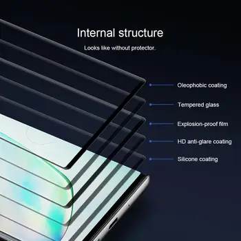 Nillkin za Samsung Galaxy Note 20 Ultra Stekla 3D CP+ Max Polno Kritje Kaljeno Steklo Screen Protector
